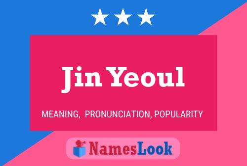 Affiche de nom Jin Yeoul