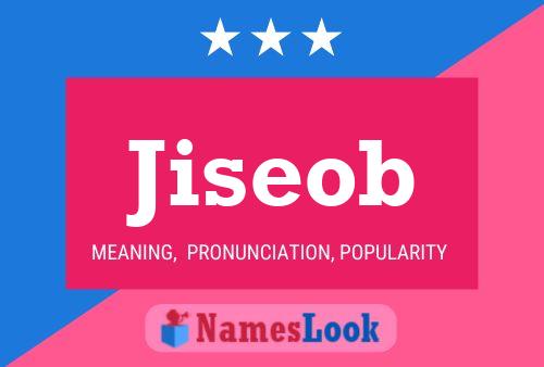 Affiche de nom Jiseob