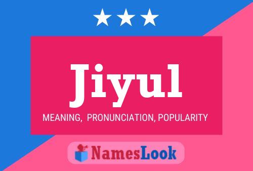 Affiche de nom Jiyul