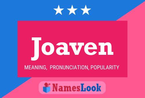 Affiche de nom Joaven