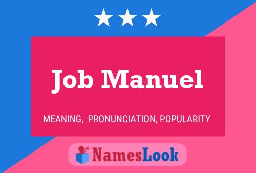 Affiche de nom Job Manuel