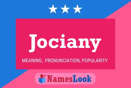 Affiche de nom Jociany