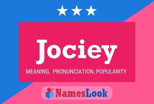 Affiche de nom Jociey