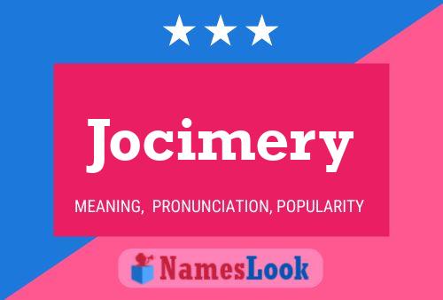 Affiche de nom Jocimery