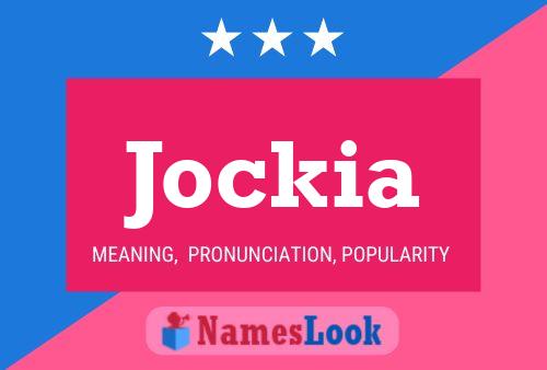 Affiche de nom Jockia