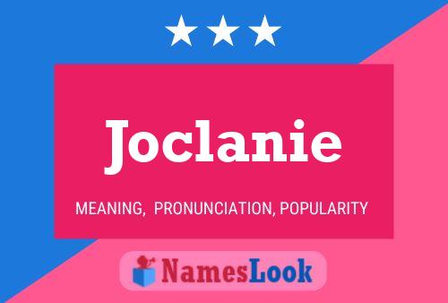 Affiche de nom Joclanie