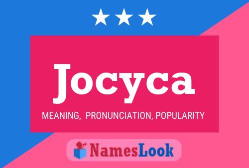 Affiche de nom Jocyca