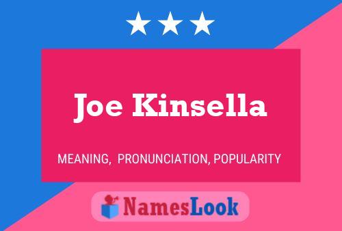 Affiche de nom Joe Kinsella