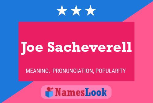 Affiche de nom Joe Sacheverell