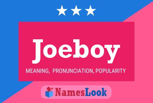 Affiche de nom Joeboy