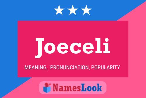 Affiche de nom Joeceli