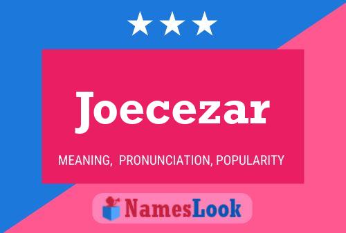 Affiche de nom Joecezar