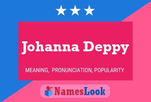 Affiche de nom Johanna Deppy