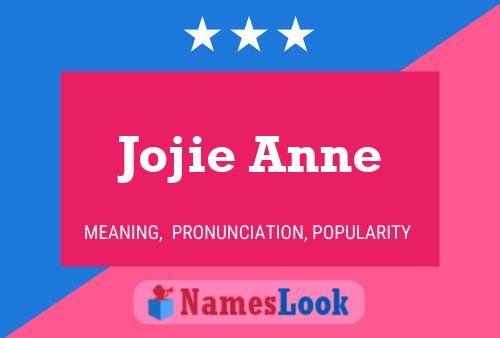 Affiche de nom Jojie Anne