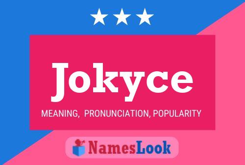 Affiche de nom Jokyce