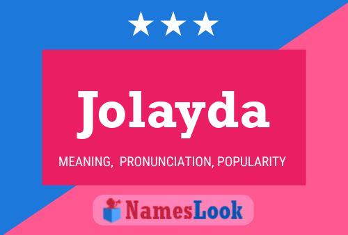 Affiche de nom Jolayda