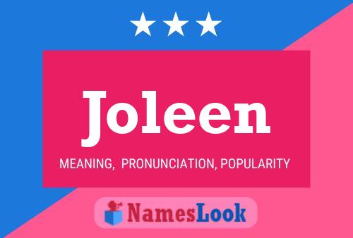 Affiche de nom Joleen