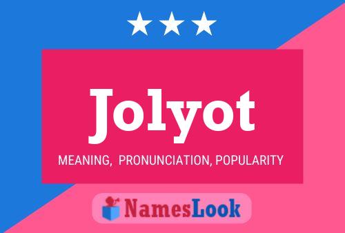 Affiche de nom Jolyot