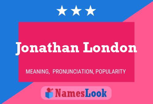 Affiche de nom Jonathan London