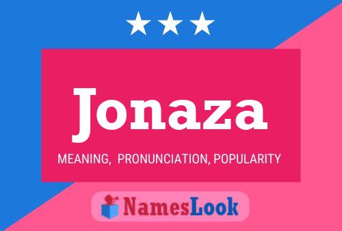 Affiche de nom Jonaza