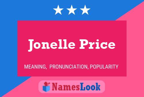 Affiche de nom Jonelle Price