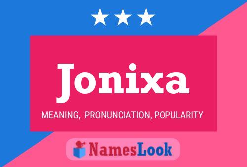 Affiche de nom Jonixa