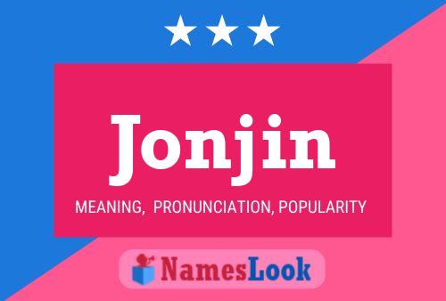 Affiche de nom Jonjin