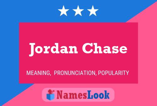 Affiche de nom Jordan Chase