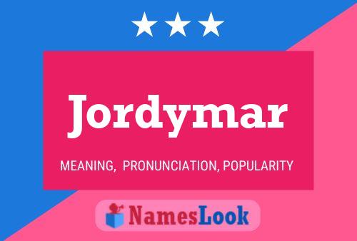 Affiche de nom Jordymar