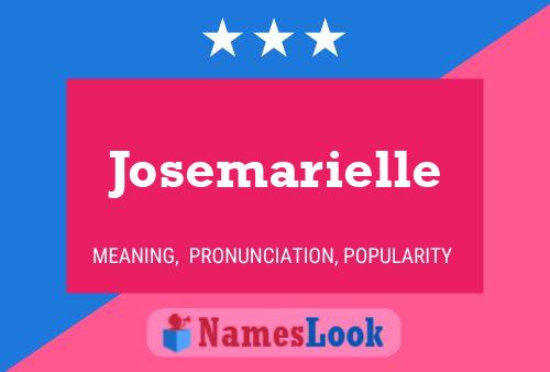 Affiche de nom Josemarielle