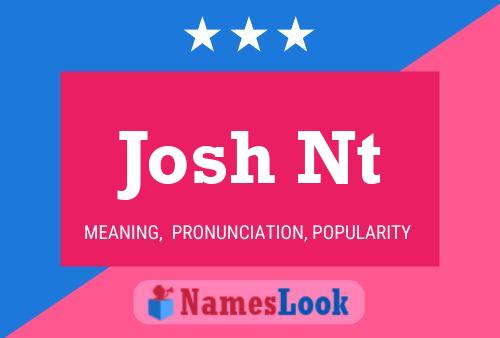 Affiche de nom Josh Nt