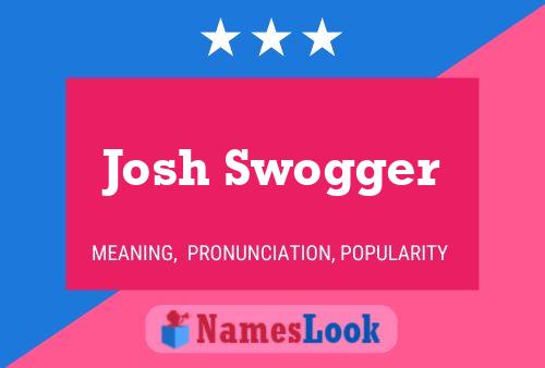 Affiche de nom Josh Swogger