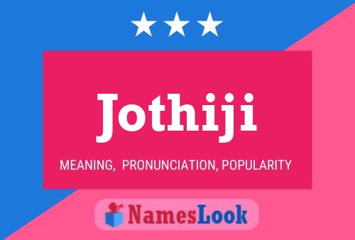 Affiche de nom Jothiji