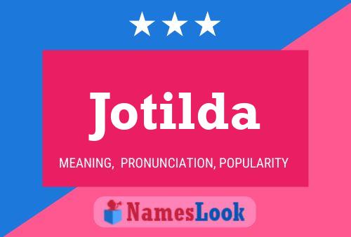 Affiche de nom Jotilda