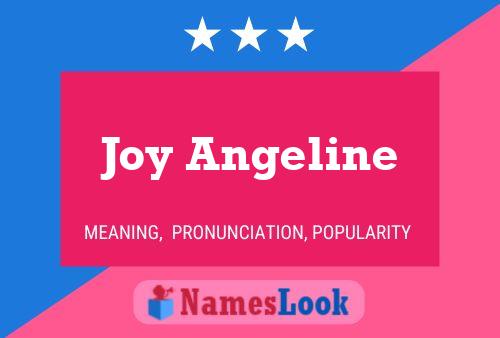 Affiche de nom Joy Angeline