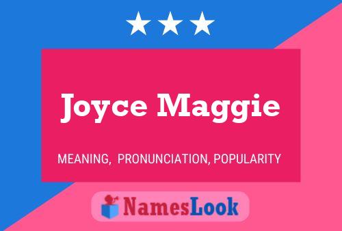 Affiche de nom Joyce Maggie