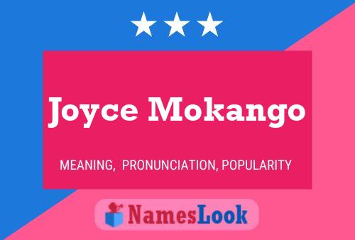 Affiche de nom Joyce Mokango