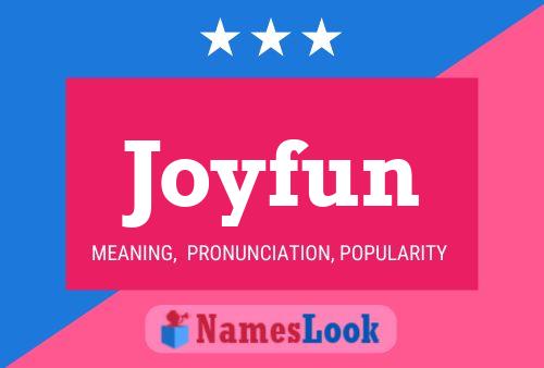 Affiche de nom Joyfun