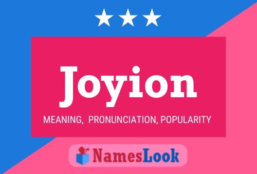 Affiche de nom Joyion