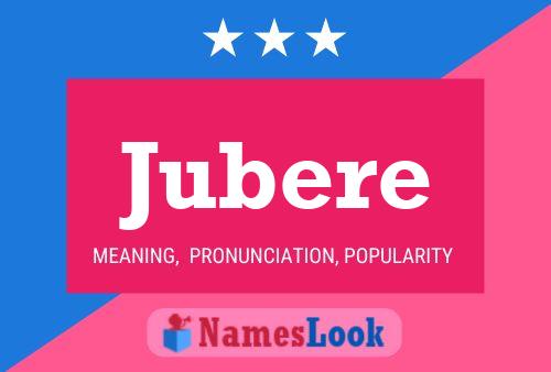 Affiche de nom Jubere