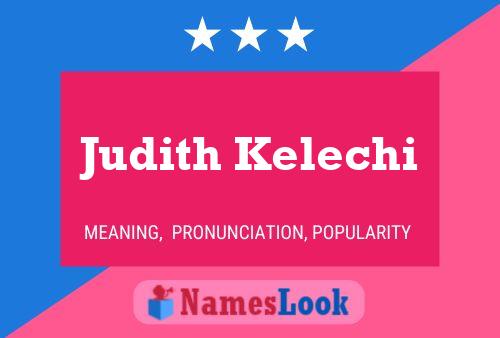 Affiche de nom Judith Kelechi