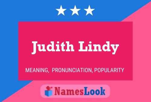 Affiche de nom Judith Lindy