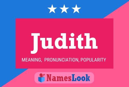 Affiche de nom Judith