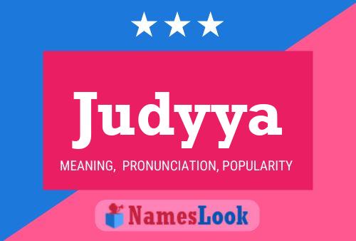 Affiche de nom Judyya