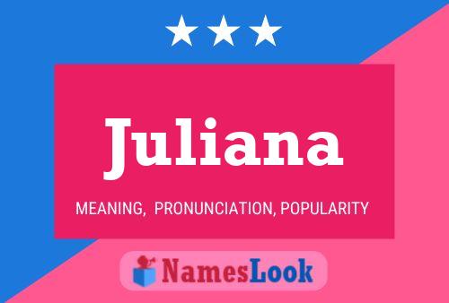 Affiche de nom Juliana