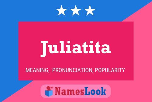 Affiche de nom Juliatita