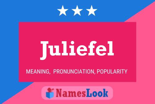 Affiche de nom Juliefel