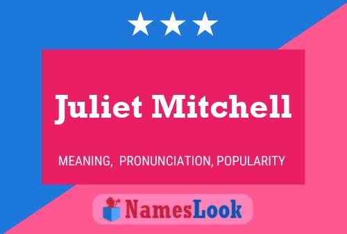 Affiche de nom Juliet Mitchell