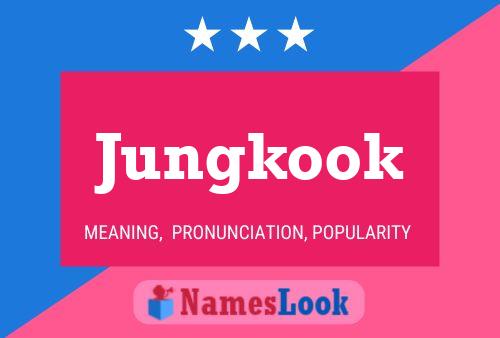 Affiche de nom Jungkook