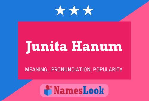 Affiche de nom Junita Hanum